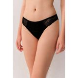 Suwen New Heritage Dantelli Slip Külot - Siyah