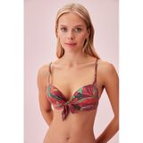 Suwen Önden Bağcıklı Full Dolgulu Bikini Üst Sb24640a1319