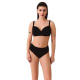 SUWEN Önü Burgulu Korseli Balenli Toparlayıcı Bikini Üst