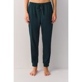 Suwen Pillow Check Spor Pantolon - Koyu Yeşil