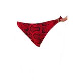 Suwen Red Snake Detaylı Desenli Bikini Alt