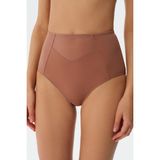 Suwen Rosa Vizon Toparlayıcı Slip Külot %80 Poliamid %20 Elastan Yumuşak Dokulu Kadın İç Giyim - Kahverengi