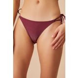 Suwen SB22155A Bağcıklı Brezilian Shiny Bikini Alt