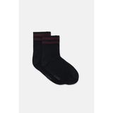 Suwen Sporty Midi Soket Çorap - Standart - Siyah