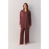 Suwen Stripe Romance Pijama Üstü - Çizgili - XL