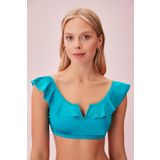 Suwen Volanlı Bralet Bikini Üst