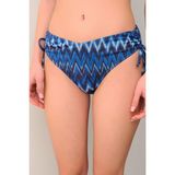 Suwen Wave Yüksek Bel Biyeli Bikini Alt - 42 - Renkli