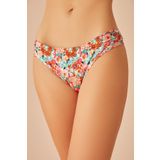 Suwen Yanı Pileli Dokulu Bikini Alt