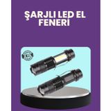 Suya Dayanıklı 4 Modlu Mini LED El Feneri