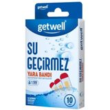 Suya Dayanıklı Getwell Yara Bandı: 10'Lu Paket