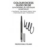 Suya Dayanıklı Jel Göz Kalemi 24 Saat Kalıcı Yoğun Pigmentli Bulaşmaz Akmaz Göz İçi Kullanıma Uygun Pürüzsüz Sürüm Profesyonel Eyeliner MAC-EYELINER-GLIDE-8