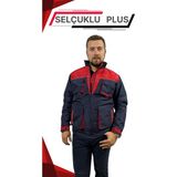 Suya Dayanıklı Reflektörlü Iş Montu - Ripstop Kumaşlı, Çok Cepli, Soğuk Geçirmez - Lacivert - 2XL