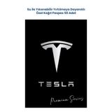 Suya Dayanıklı Tesla Oto Paspas Kağıdı Siyah 50 Adet - 35x50cm