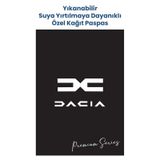 Suya Dayanıklı Yıkanabilir Dacia Oto Paspas Kağıdı Siyah 50 Adet