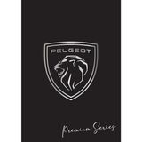 Suya Dayanıklı Yıkanabilir Peugeot Oto Paspas Kağıdı Siyah Gümüş Baskı 50 Adet - 35X50CM - Kalın - Siyah - Gümüş