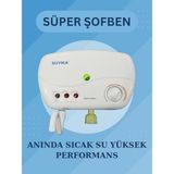 Suyıka Mutfak Üstü Elektrikli Şofben 7500W 8 lt/dk Su Isıtma Kapasitesi ile Avrupa Altın Kalite Ödüllü