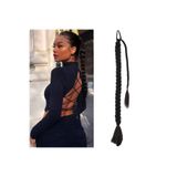 Suzan Peruk Her renk Stokta Saçına Ör ve Çık Uzun Örgü At kuyruğu Postiş saç modeli PonyTail At kuyruğu