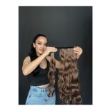 Suzan Peruk Siyah KAhve renk seçenkli Uzun At kuyruğu Postiş Bağcıklı En kullanışlı model.AT KUYRUĞU SAÇ MODELİ