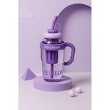 Süzgeç Hazneli Pipetli Suluk 1300 ml – Meyve Aromalı Su Şişesi (Mor)