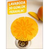 Süzgeçli Mango Kokulu Banyo Mutfak Lavabo Gider Kapağı Kokulu Gider Kapatıcı Koku Önleyici