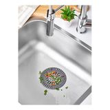 Süzgeçli Slikon Lavabo Mutfak Banyo Küvet Gider Tıkacı Silikon 1 Ch Silikon