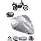Suzuki DR600 Arka Çanta Uyumlu Motosiklet Brandası Lüx Kalite Kalın Yüksek Kalite - Gri