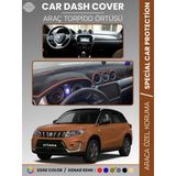 Suzuki Grand Vitara (2014-2021) Torpido Örtüsü Ön Göğüs Halı Torpido Koruma Tam Uyum Kaymaz