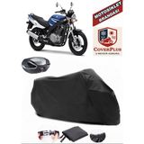 Suzuki Gs 500 Branda Siyah Arka Çanta Uyumlu(Topcase) Motosiket Brandası Motor Örtüsü Çadır Su Geçirmez Motosiklet Kılıfı Motor Brandası,lastikli,taşıma Torbalı
