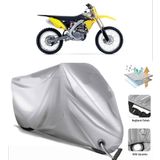 Suzuki RM Z250 Siyah Arka Çanta Uyumsuz Ultra Kalın Su Geçirmez Motor Brandası
