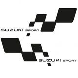 Suzuki Sport Yan Kapı için Çamurluk Sticker 2 Adet Sağ Sol