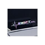 Suzuki Swift Yan Cam Sticker Oto Kapı 20 Cm X 7 Cm Holo-Chroma