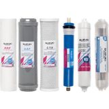SUZUKI Technology 10 Inç Açık Kasa Su Arıtma Cihazı Tam Set (6 Filtre) Detoks Filtre Ilaveli