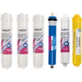 SUZUKI Technology 12 İnç Kapalı Kasa Su Arıtma Cihazı Tam Set (6 Filtre) Mineral Filtre İlaveli
