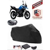 Suzuki V-Strom 250 Branda Siyah Arka Çanta Uyumlu(Topcase) Motosiket Brandası Motor Örtüsü Çadır Su Geçirmez Motosiklet Kılıfı Motor Brandası,lastikli,taşıma Torbalı