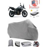 Suzuki V-Strom 800 De Gri Motorsiket Brandası Motor Örtüsü Çadır Su Geçirmez Motosiklet Kılıfı Motor Brandası - Gri- Arka Çanta UYUMSUZ