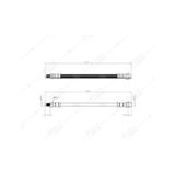 SVAC 10-233 Fren Hortumu Arka Alz Aeb Aff 1Z Aah Ahu Audi A4 Avant 1.6 1.8 T 1.9 TDI 2.8 1996/2001