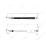 SVAC 300130 Ön Fren Hortumu Corsa C 00-06 Combo 01-12 Tigra Twıntop 04-