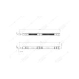 SVAC 710122 Arka Fren Hortumu Mazda 626 Diskli 98-02
