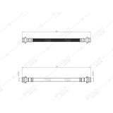 SVAC 750141 Arka Fren Hortumu Suzuki Vitara 88-98 Grand Vitara II 1.6-2.0-1.9-2.7 06-