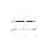 SVAC 76-161 Fren Hortumu Ön Sol Sağ Land Cruiser 100 98-
