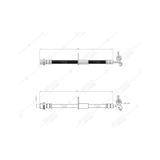 SVAC 760156 Ön Sol Fren Hortumu Hilux 4×2 06-