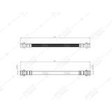 SVAC 760237 Arka Fren Hortumu C1-107-Aygo 05-