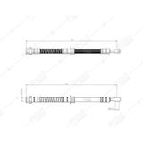 SVAC 800177 Arka Sol Fren Hortumu I10 07-