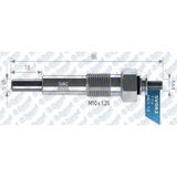 Svac Kizdirma Bujisi 11V Astra-Combo-Corsa 1,5D1,7D-214043, 12 14 043, 93183739,