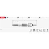 Svac Kızdırma Bujisi 12V Nıssan Cabal-Cıvılıan-Clıpper 3.0D (4 Ad )