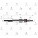 Svac Sv010 Isıtma Kızdırma Bujisi 5V Skoda Gx2097 N10591603