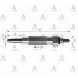 Svac Sv069 Isıtma Kızdırma Bujisi L200 L300 Yeni Model 98-