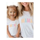 SVART WEAR Anne Kız Kombin Tişört Takımı T-Shirt Twin Anne Kız Çoçuk Mama Mini (TEKLİ FİYAT)