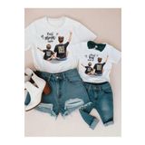 SVART WEAR Anne Oğlan Kombin Tişört Takımı T-Shirt Twin Erkek Çocuk Anne best boy ever (TEKLİ FİYAT)