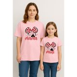 SVART WEAR MAMA MINI dısney Anne Kız Kombin Tişört Takımı T-Shirt Twin Anne Kız Çocuk Oversize (TEKLİ FİYAT)